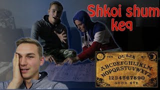 1AM OUIJA BOARD CHALLENGE😳 SHQIP HORROR i dulen lotet [upl. by Eissac]