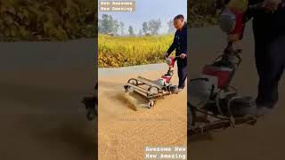 Awesome seed mixer and pulverizing machine with easy handle for farmers use chinessmachine farming [upl. by Gibeon]