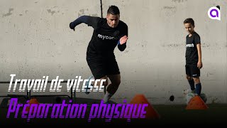 Travailler la vitesse en football avec Nicolas Dyon préparateur physique professionnel [upl. by Allak]