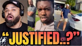 White Guys Follow Black Guy Walking Thru Their Neighborhood Justified [upl. by Assilen]