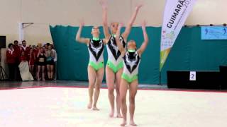 Acrobatic Gymnastics National Cup 2013 ACM WG Junior Balance [upl. by Baumann]