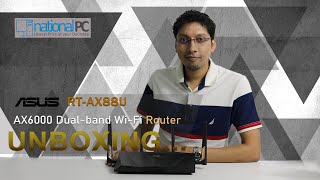 ASUS RTAX88U AX6000 Dual Band WiFi 6 6000Mbps Router review and unboxing Hindi [upl. by Darryn485]