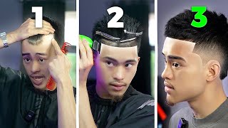 Self Cut Burst Fade Tutorial  Simple  Clean [upl. by Kirre]