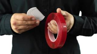 How To Easily Peel Double Sided Mounting Tape [upl. by Sirmons]