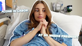 early labor at 34 weeks  whats in my hospital bag [upl. by Adroj]