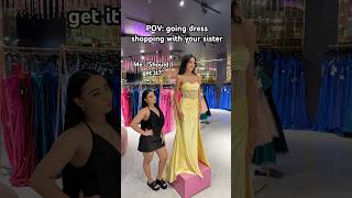 Whose sister is this 😂 promdress fashion promdressshopping formaldresses formal prom [upl. by Tingey]