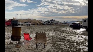 Storms Swamp Burning Man Festival Confining Attendees [upl. by Cita549]