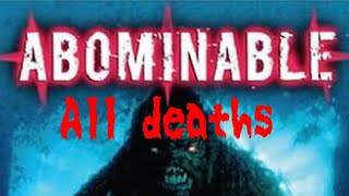 All deaths in Abominable 2006 Kill Count [upl. by Drhacir]