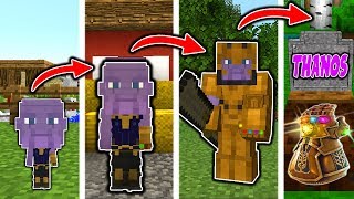 THANOS LEBENSZYKLUS in Minecraft  Vom FARMER zum INFINITY GAUNTLET [upl. by Hillery903]