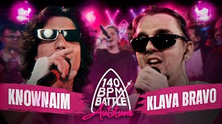 140 BPM BATTLE KNOWNAIM X KLAVA BRAVO AUTOTUNE [upl. by Yzzik]