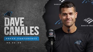 Dave Canales on Panthers Week 3 win in Las Vegas [upl. by Esinel]