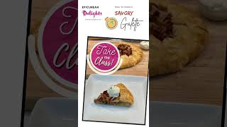 Savory Ham amp Cheese Galette Recipe [upl. by Daeriam]