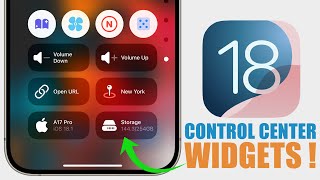 Best iOS 18 Control Center WIDGETS  You Must Have [upl. by Ilatfen]