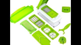 Nicer Dicer Plus Vegetable Fruit Multi Peeler cookie Cutter Chopper Slicer Kitchen Cooking Tools [upl. by Malek]