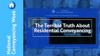 The Terrible Truth About Residential Conveyancing  Ian Quayle [upl. by Iruahs659]