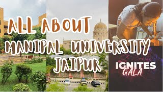 All about manipal University Jaipur admission  timings freshers party Faculty fest  placements [upl. by Einon]