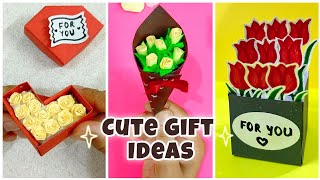 3 Ideas  Cute Gift Ideas for your Loved Ones Bestfriend Mother  Flower Bouquet  Heart box [upl. by Plantagenet]