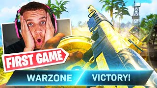 My FIRST GAME on Warzone Pacific Map NEW Caldera Gameplay [upl. by Il]