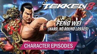 Tekken 8  Character Episodes  Feng Wei Hard No Round Losses [upl. by Acinaj]