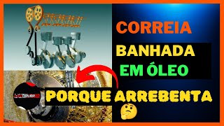 🚘MOTOR com correia dentada BANHADA EM ÓLEO tome cuidado sempre utilize o óleo ORIGINAL [upl. by Manus]