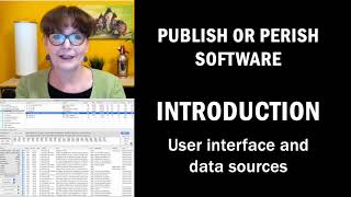 Publish or Perish Demo  Interface amp Data sources [upl. by Rochemont]