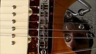 Fender Classic Player Jazzmaster Bridge Buzz Fix [upl. by Annuahsal]