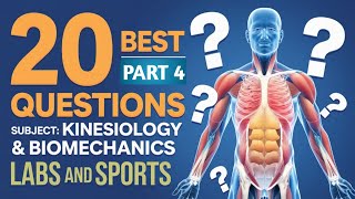 20 best MCQ Kinesiology and Biomechanicspart 4 [upl. by Olivann476]