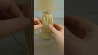 DIY VASE from wooden skewers [upl. by Zared992]