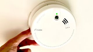 KIDDE Smoke Alarm Remove Cover Change Battery [upl. by Florencia]