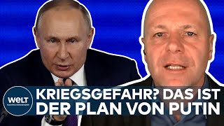 WLADIMIR PUTIN Kriegsgefahr So sieht die Strategie des russischen Staatschefs aus [upl. by Wrdna]