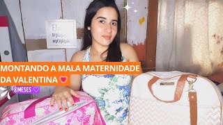 MONTANDO A MALA MATERNIDADE DA VALENTINA 💕 [upl. by Livesay]