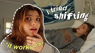 i tried shifting for the first time my reality shifting experience [upl. by Nylhsa]