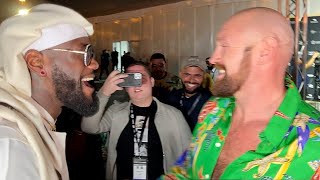 TYSON FURY ROLLS UP ON SURPRISED DEONTAY WILDER IS 4TH FIGHT COMING [upl. by Aznaed227]