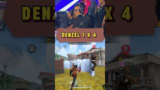 DENZEL FAZ 1 X 4 NO CAMP freefire ff tw9 freefirelive bak livegame jotinha bakff ffshorts [upl. by Heidy818]