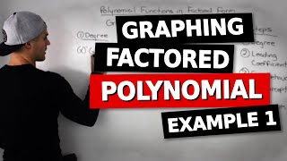 MHF4U 33  graphing factored polynomials example 1 [upl. by Caro]