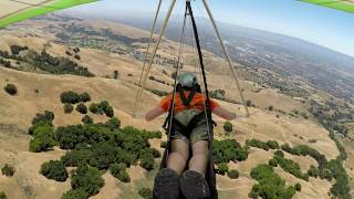 Hang Gliding Cocoon Harness Maiden [upl. by Atilem]