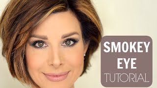 The BEST Smokey EYE Makeup Tutorial for Older Fabulous Women  Dominique Sachse [upl. by Nylehtak]