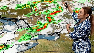 STORM WATCH  Severe weather expected in Ontario and Quebec [upl. by Uella]