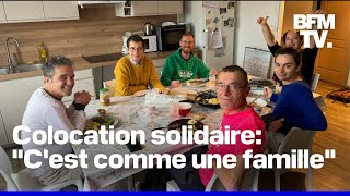 Anciens sansabri et jeunes actifs ils vivent ensemble dans cette colocation solidaire à Lyon [upl. by Atsirhc]