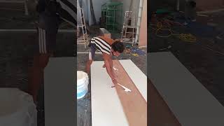 New method of applying sunmica on plywood [upl. by Ahras]