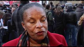 1er tour  La réaction de Christiane Taubira [upl. by Longo805]