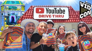 The Youtube Restaraunt amp VidCon 2022 Adventure FV Family tries Mr Beast Giant Gumball Machine [upl. by Notak630]