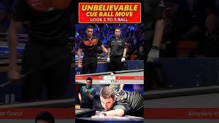 Unbelievable Cue Ball Move 😱 Look 2 to 3 Ball 👍 9ball usopenpool [upl. by Ammon879]