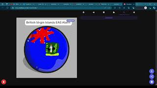 British Virgin Islands EAS Alarm My final edition [upl. by Sirrap]