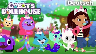 Eine katztastische Geburtstagsüberraschung von den Gabby Katzen  GABBY’S DOLLHOUSE  Netflix [upl. by Nnaeirual]