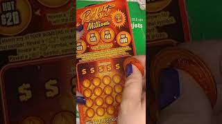 Red Hot million lottery scratchers [upl. by Asyl]