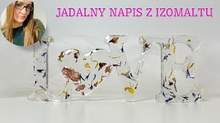 Jak zrobić jadalny napis z Izomaltu krok po kroku  satisfying cake decorating tutorials [upl. by Arramahs]