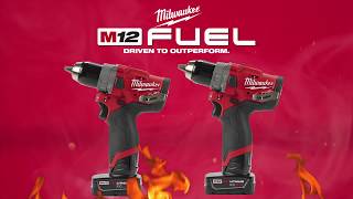 Milwaukee 2503 2504 M12 FUEL Hammer and Drill Driver [upl. by Ayrb]