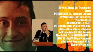 Stefano CucchiProcesso bis ARRINGA DELLE PARTI 4 [upl. by Lobiv266]