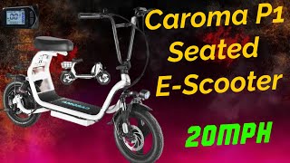 Caroma P1 Seated Electric Scooter  Full Review [upl. by Swiercz]